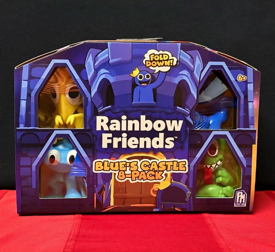 🌈Rainbow Friends Blue's Castle Mini Figure 8-Pack Set