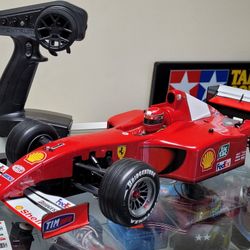 Tamiya 1/10 R/C F1 Ferrari F2001 4WD F201 ESC Spektrum Transmitter Upgrade Motor