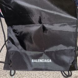 Balenciag Drawstring Bag
