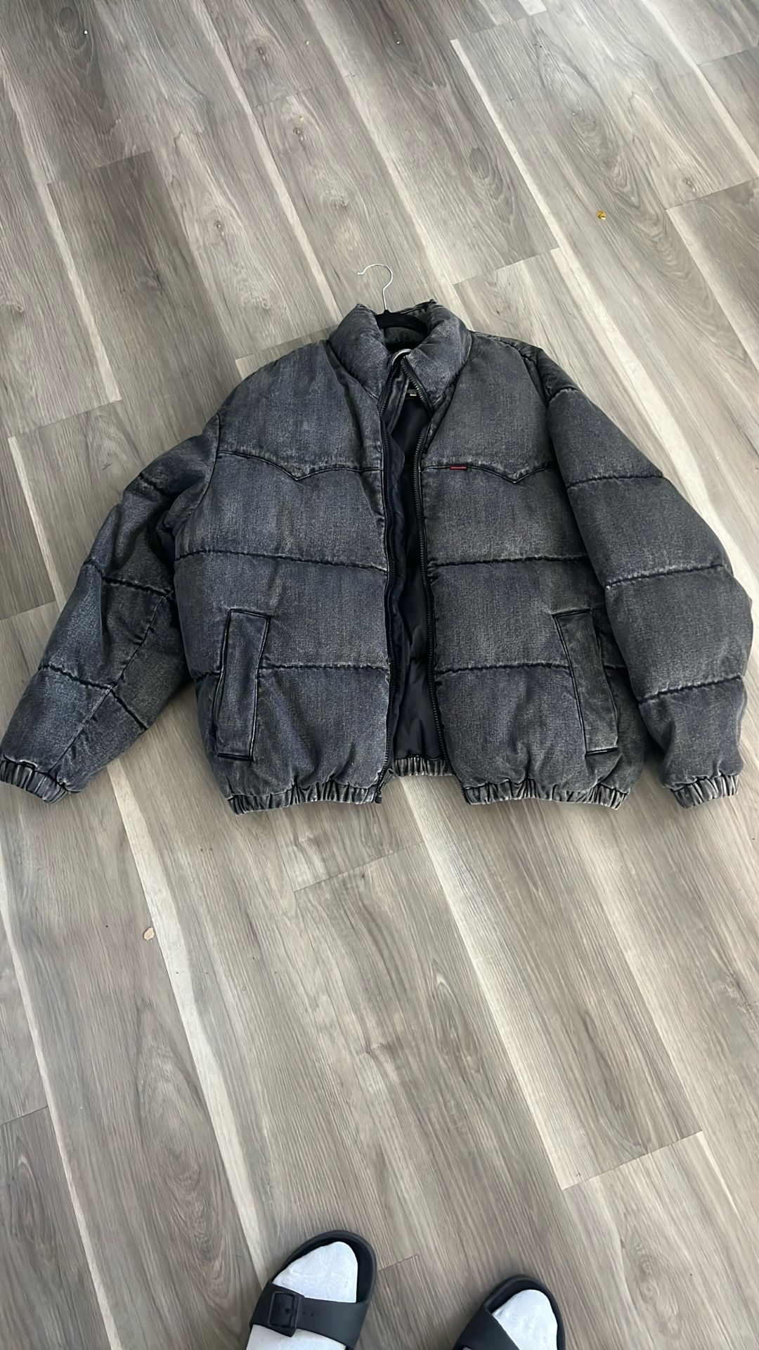 Denim Levi’s Puffer 