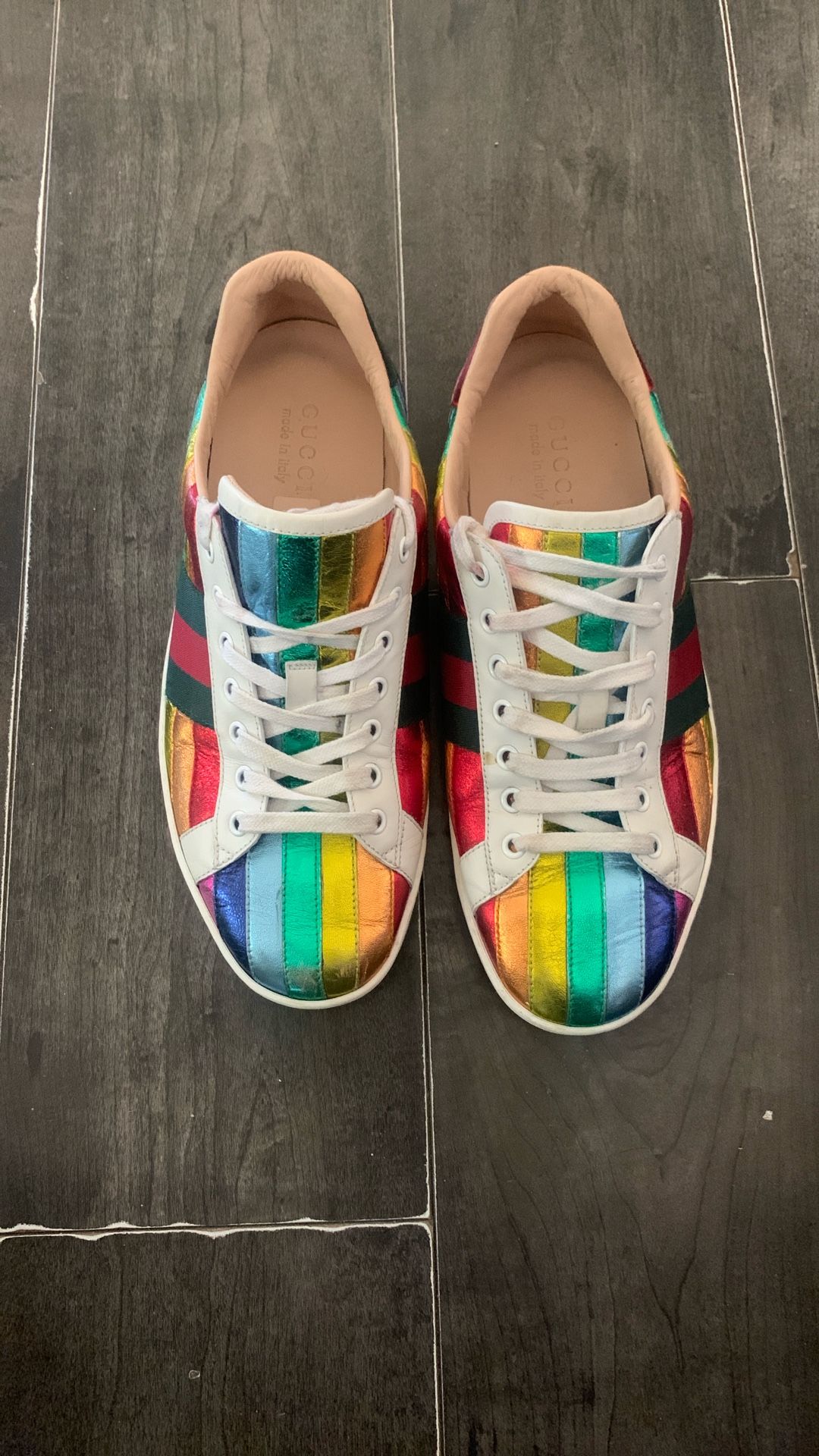 Rainbow Gucci Shoes For Sale