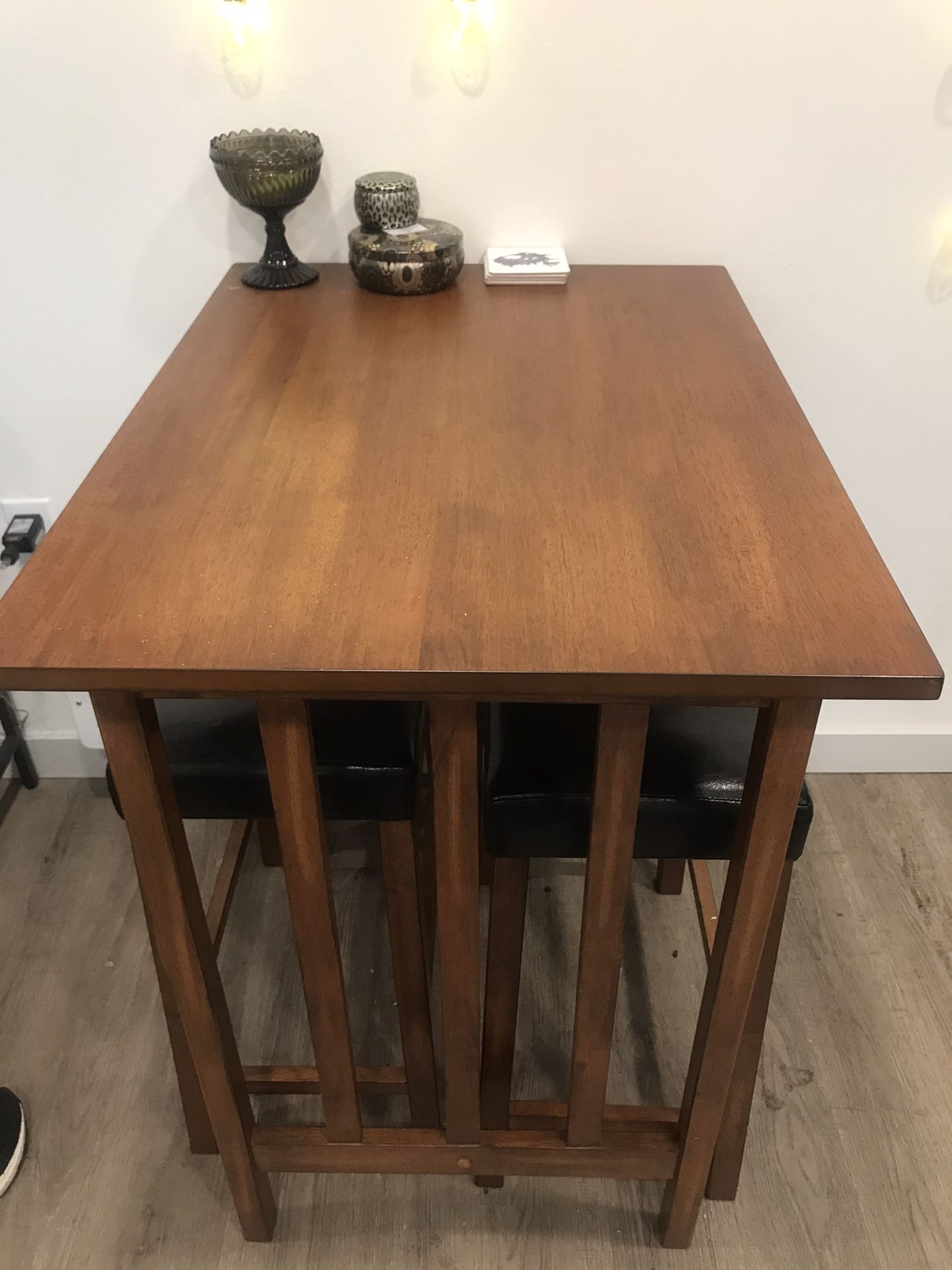 Kitchen table with two chairs