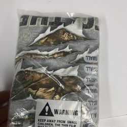 Buck Wear Youth Camo To The Core T Shirt Athl Heather Small