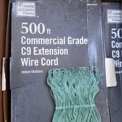 500 ft
Commercial Grade
C9 Extension
Wire Cord
Indoor/Outdoor