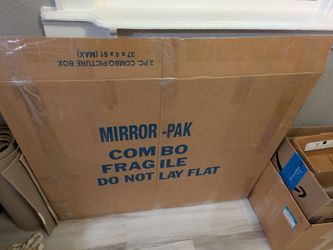 Moving box - picture/frame box