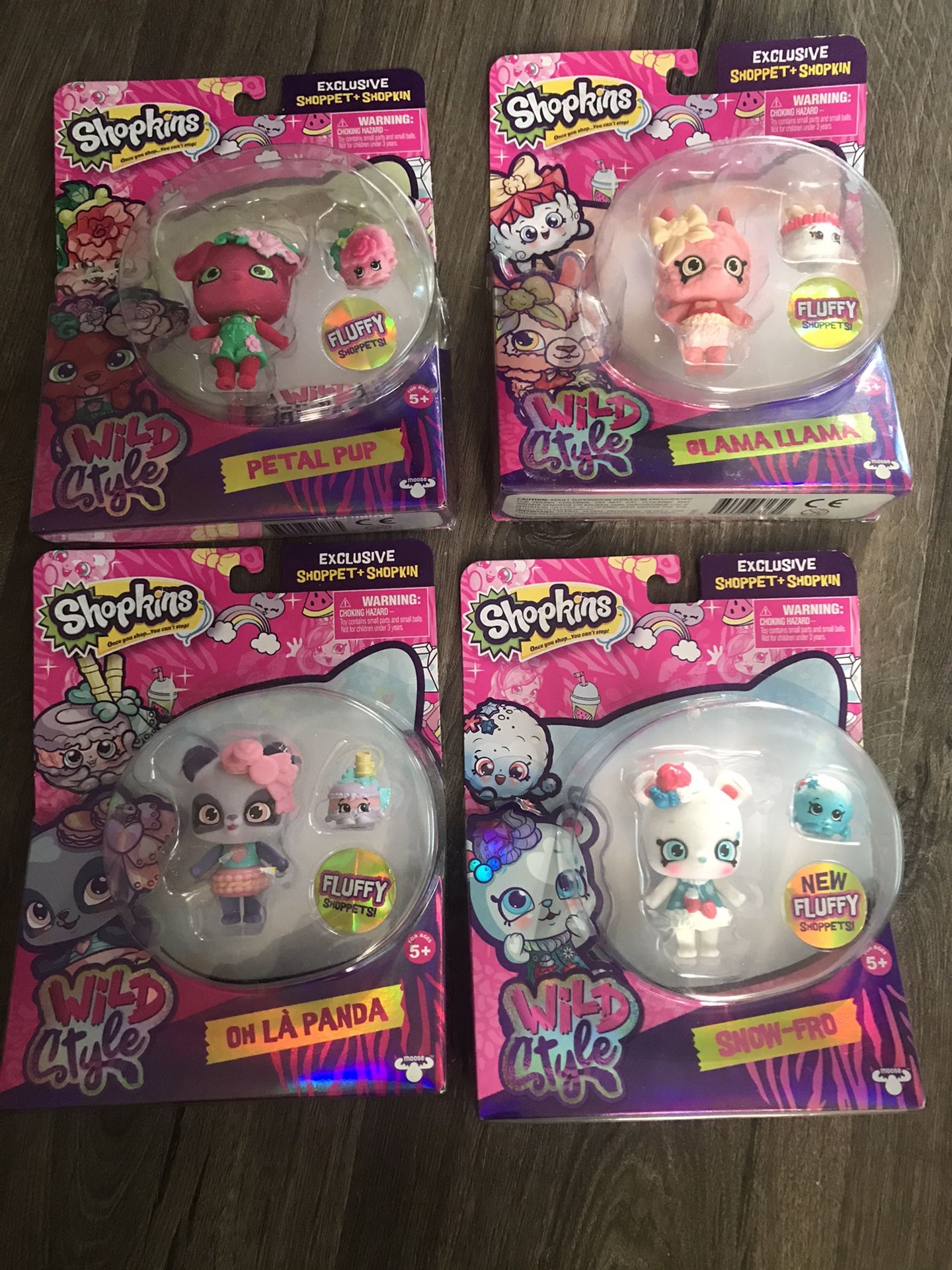 Shopkin toys (NEW) All 4