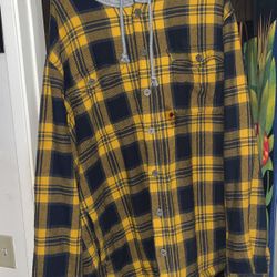 Mens Flannel Jacket Coat 