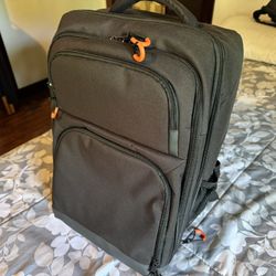 Audio mixer travel bag compatible with RODECaster Pro, RODECaster Pro II, RC Duo, DJ mixer backpack