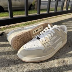 AMIRI SKEL LOW TOP - ALABASTER