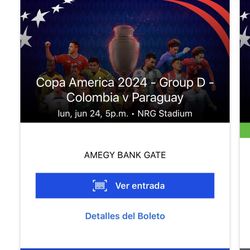 PARTIDO COLOMBIA VS PARAGUAY 