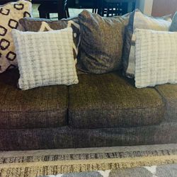 Grey Couch & Love Seat 