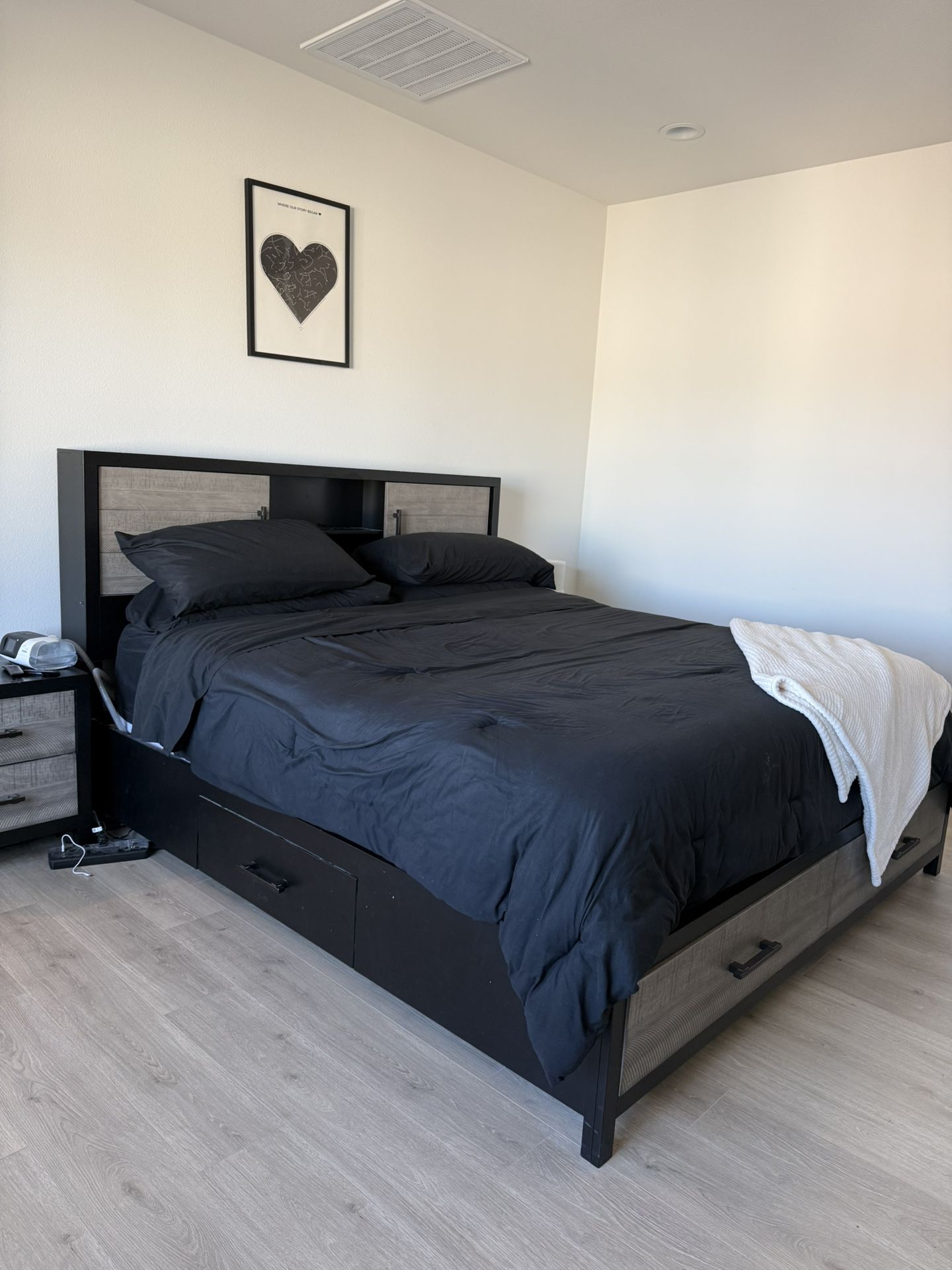 King Headboard And Frame