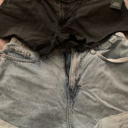 Two Jean Shorts Brand New Size 10-medium 