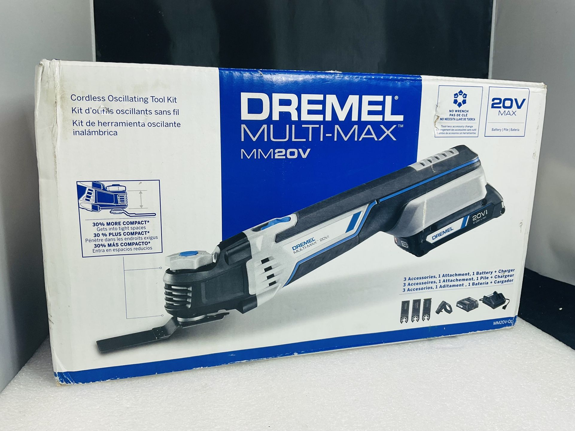 Dremel Multi Max Oscillating Tool Kit MM20V 01 BRAND NEW