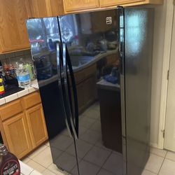 Black Side By Side Refrigerator 