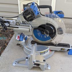 Kobalt 12 inch Sliding Miter Saw 12-in 15-Amp Dual Bevel
