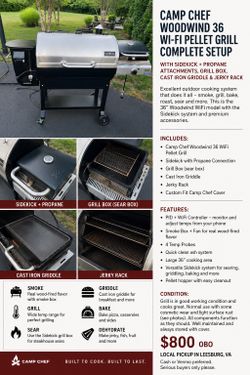 Camp chef pellet smoker with sidekick
