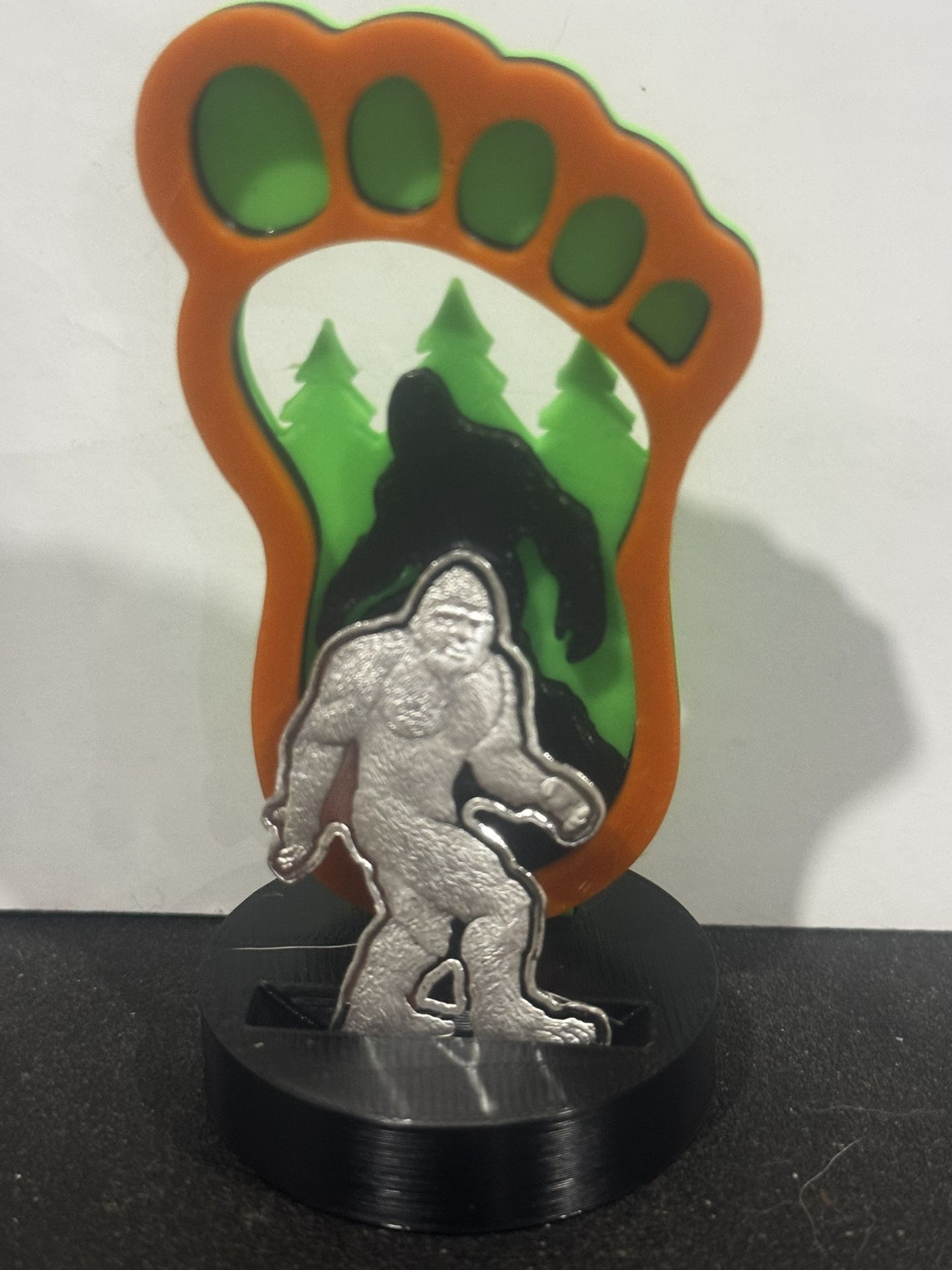 This is a modern .999 Silver Bigfoot collectible.