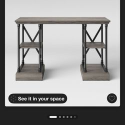 Threshold Desk And Bookshelf