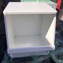  storage cube bin cubby white