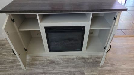 Farmhouse style entertainment table