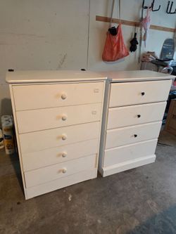Free - white dressers - as is