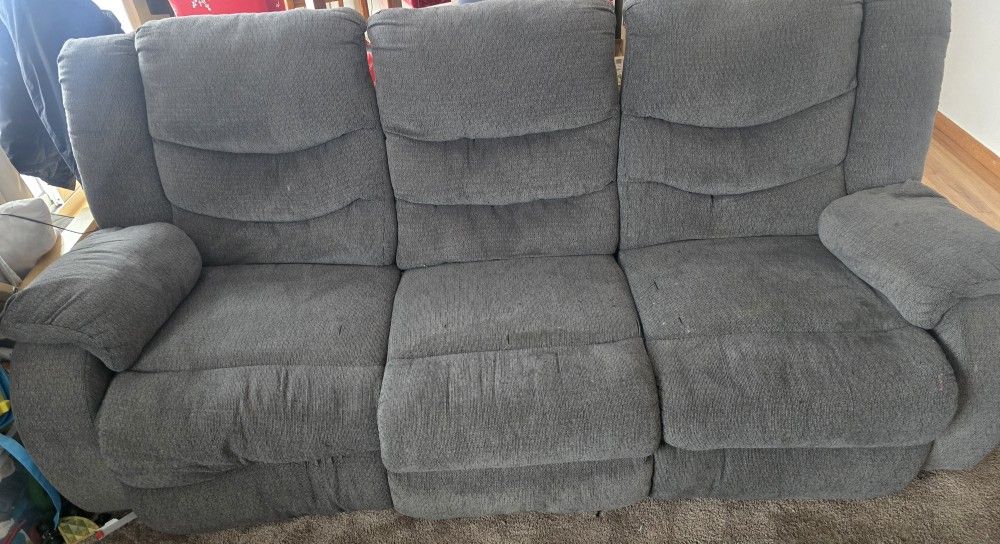 Couch Recliner Set