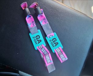 2 - 2day GA Hard Summer Wristbands $250 ea. Must pick up.