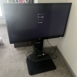 LG 55” TV With Stand