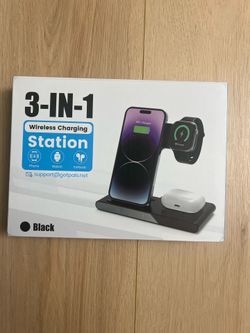 3 in1 wireless charging station