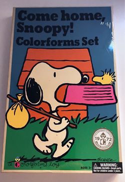 Sealed Snoopy Colorforms
