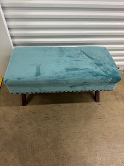Aqua storage bench