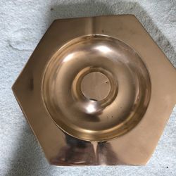 Brass Hexigon Ashtray