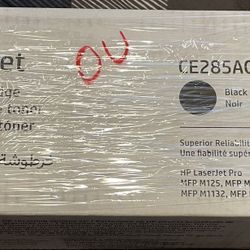 Genuine Hpce285Ac Black Toner Cartridge Open Box, But Inner Content Is Sealed Brand, New Unused