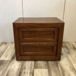 Vintage Thomasville 2 Drawer Nightstand SOLID WOOD for Sale in