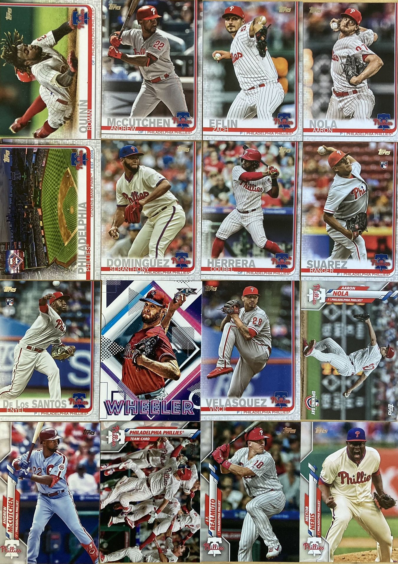 Philadelphia Phillies Baseball 100 Card Lot