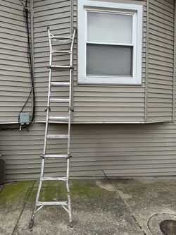 Keller 10 ft inspector folding  Extension Ladder. $100.00 or best offer.