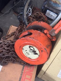 CM cyclone hoist 1 ton