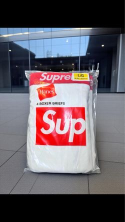 Supreme x Hanes Boxer Briefs 4-Pack Large