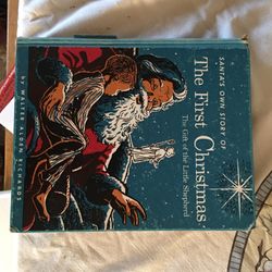 Vintage Christmas Santa Book