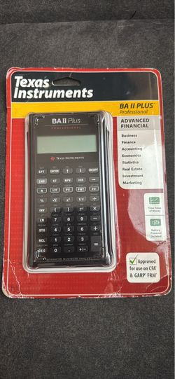 Texas Instruments BA II PLUS Professional Financial Calculator- BRAND NEW!