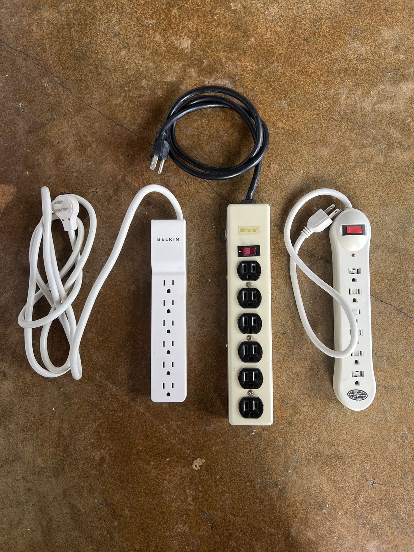 Power Strips - 3 Of Them - $10 Each Or $25 For All 3