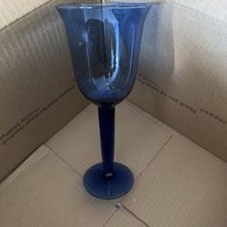 Set Of 3 Tall Stem Wine Water Glasses 