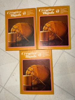 VTG 1975 Lot of 3 Greystones Creative Hands Books Vol 1-3 Knitting Needlecraft