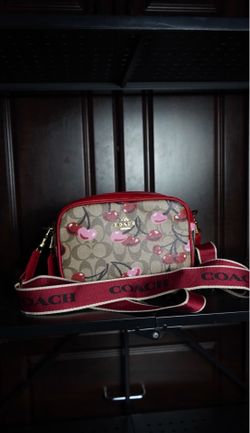 Red Coach bag