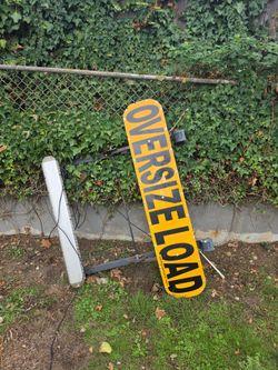 Oversize Load Roof-Mounted Sign with LED Lights – Pilot Car Equipment