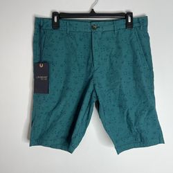 JW Brine Lightweight Floral Shorts Mens 48 Atlantic Green NWT