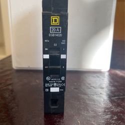 Square D 20A EGB14020 Bolt On Breaker