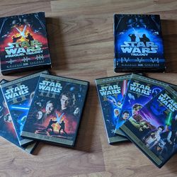 Star Wars Prequel Trilogy + Trilogy DVD Widescreen I-VI THX 12 Disc