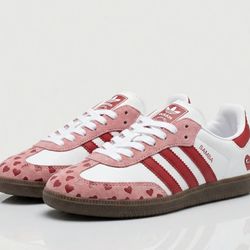 New 5.5 W PINK ADDIDA SAMBAS sneakers shoes